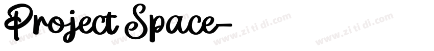 Project Space字体转换